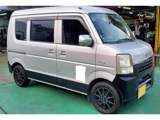 新品　ホイール交換　スズキ エブリイバン　サーキュラーC10R 14×4.5J　RADAR 165/60R14　沖縄県　沖縄市　北中城村　うるま市　中城村　宜野湾市