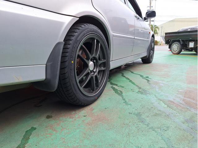 中古　ホイール交換　いすゞ アスカ　5ZIGEN TRY HARDER 17×7J　MAXTREK 215/45R17　沖縄県　沖縄市　北中城村　うるま市　中城村　宜野湾市