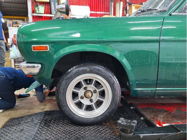 中古 ホイール交換 日産 サニートラック GAIA 14×5J DUNLOP 155/65R14 沖縄県 沖縄市 北中城村 うるま市 中城村 宜野湾市