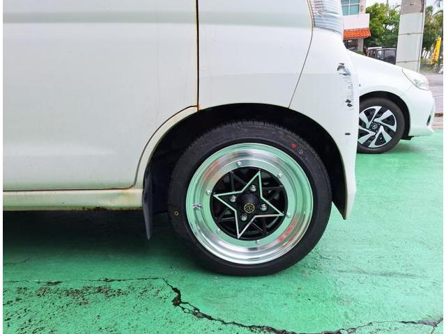 新品 ホイール交換 ダイハツ ハイゼットカーゴ スターシャーク 14×6J NANKANG 155/55R14 沖縄県 沖縄市 北中城村 うるま市 中城村 宜野湾市