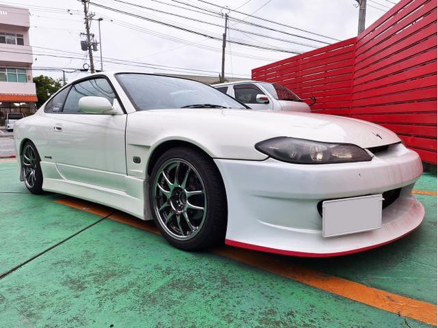 新品 ホイール交換 日産 S15 シルビア スペックR WORK EMOTION T5R 18×9.5J SHIBA TIRE 225/40R18 沖縄県 沖縄市 北中城村 うるま市 中城村 宜野湾市
