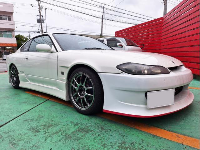 新品　ホイール交換　日産 S15 シルビア スペックR　WORK EMOTION T5R 18×9.5J　SHIBA TIRE 225/40R18　沖縄県　沖縄市　北中城村　うるま市　中城村　宜野湾市