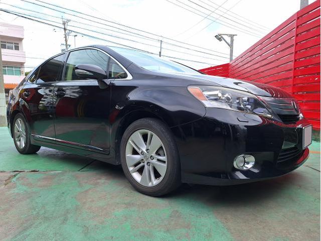 中古　ホイール交換　レクサス HS 250h　クラウンRS220系 純正アルミホイール 18×8J　MINERVA 225/45R18　沖縄県　沖縄市　北中城村　うるま市　中城村　宜野湾市