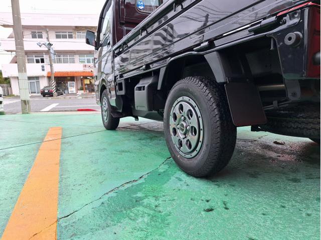 新品　ホイール交換　スズキ キャリィ　MUD AGENT 12×4J　YOKOHAMA 145/80R12　沖縄県　沖縄市　北中城村　うるま市　中城村　宜野湾市