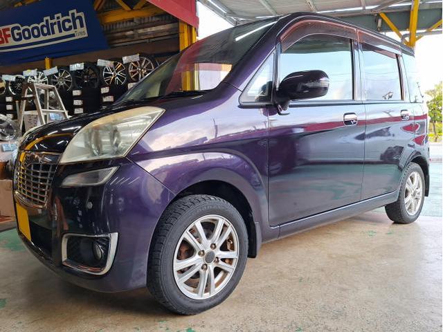 中古 ホイール交換 スバル ステラ ヴァレット アンクレイ 14×4.5J ファルケン 155/65R14 沖縄県 沖縄市 北中城村 うるま市 中城村 宜野湾市