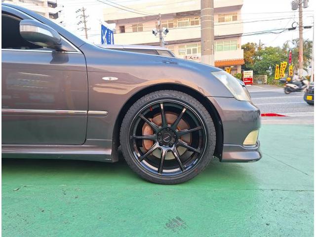 新品　ホイール交換　トヨタ クラウン　CROSS SPEED RS-9 19×8.5J　RADAR 225/40R19　沖縄県　沖縄市　北中城村　うるま市　中城村　宜野湾市