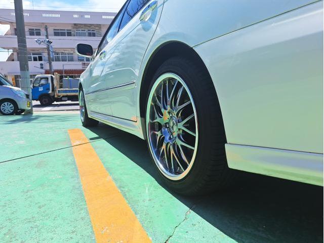 中古　ホイール交換　トヨタ クラウン　weds マーヴェリック709M 18×8J　MINERVA 225/45R18　沖縄県　沖縄市　北中城村　うるま市　中城村　宜野湾市