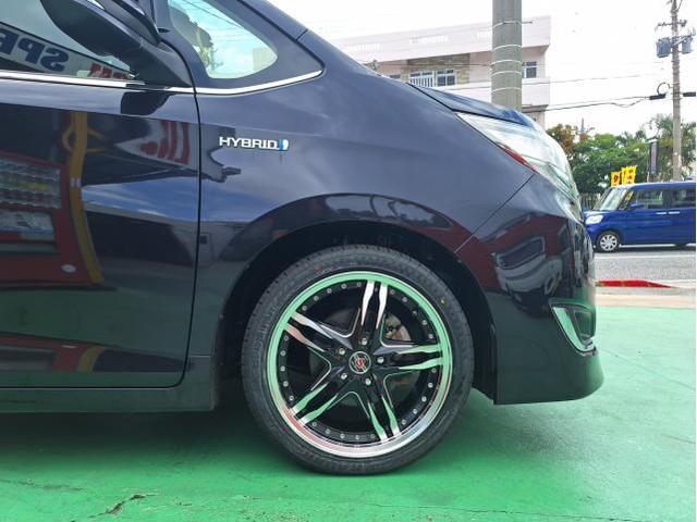 中古 ホイール交換 トヨタ エスクァイア シュタイナーLSV 18×7.5J RADAR 225/40R18 沖縄県 沖縄市 北中城村 うるま市 中城村 宜野湾市