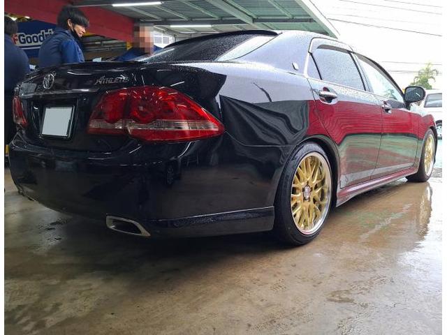 新品 ホイール交換 トヨタ クラウン アスリート WORK LANVEC LM1 18×8J MINERVA 225/45R18 沖縄県 沖縄市 北中城村 うるま市 中城村 宜野湾市