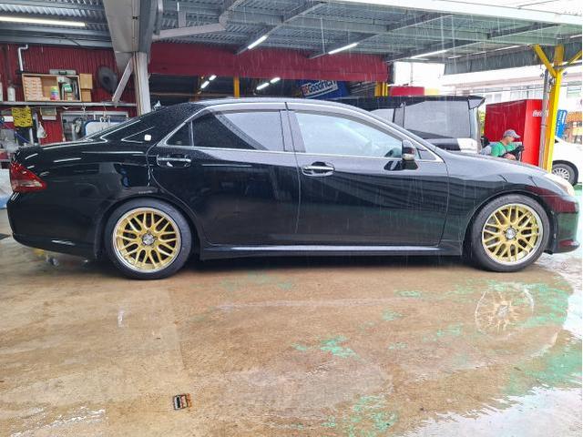 新品 ホイール交換 トヨタ クラウン アスリート WORK LANVEC LM1 18×8J MINERVA 225/45R18 沖縄県 沖縄市 北中城村 うるま市 中城村 宜野湾市