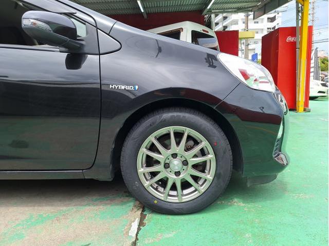 中古 ホイール交換 トヨタ アクア EPREDICT TS6 15×5.5J MINERVA 175/65R15 沖縄県 沖縄市 北中城村 うるま市 中城村 宜野湾市