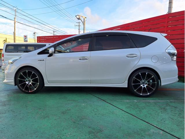 新品 ホイール交換 トヨタ プリウスα AME GALERNA REFINO 20×8.5J MINERVA 245/35R20 沖縄県 沖縄市 北中城村 うるま市 中城村 宜野湾市
