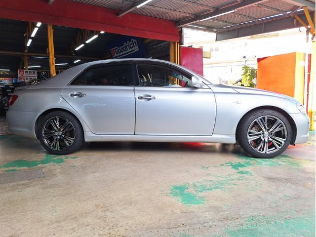 新品 ホイール交換 トヨタ マークX weds LEONIS AR 18×8J MINERVA 225/45R18 沖縄県 沖縄市 北中城村 うるま市 中城村 宜野湾市
