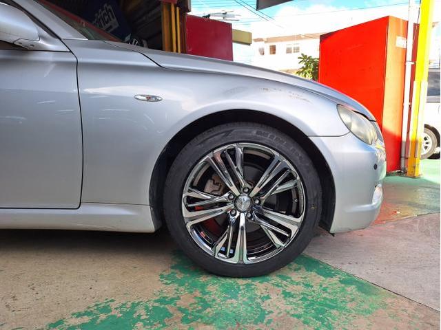 新品 ホイール交換 トヨタ マークX weds LEONIS AR 18×8J MINERVA 225/45R18 沖縄県 沖縄市 北中城村 うるま市 中城村 宜野湾市