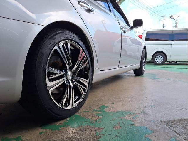 新品 ホイール交換 トヨタ マークX weds LEONIS AR 18×8J MINERVA 225/45R18 沖縄県 沖縄市 北中城村 うるま市 中城村 宜野湾市