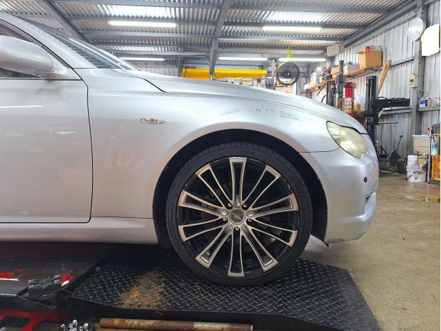 新品 ホイール交換 トヨタ マークX weds LEONIS AR 18×8J MINERVA 225/45R18 沖縄県 沖縄市 北中城村 うるま市 中城村 宜野湾市