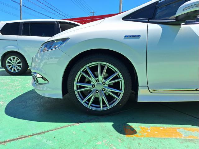 中古 ホイール交換 ホンダ ジェイド weds VELVA KEVIN 18×7.5J RADAR 215/45R18 沖縄県 沖縄市 北中城村 うるま市 中城村 宜野湾市