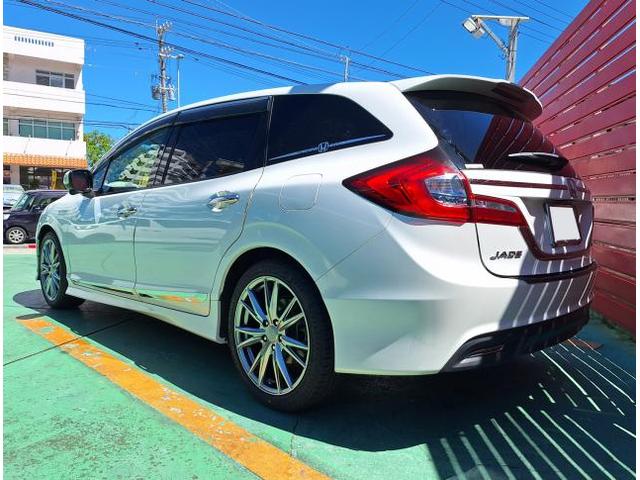中古 ホイール交換 ホンダ ジェイド weds VELVA KEVIN 18×7.5J RADAR 215/45R18 沖縄県 沖縄市 北中城村 うるま市 中城村 宜野湾市