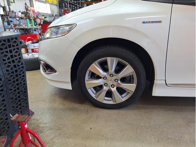 中古 ホイール交換 ホンダ ジェイド weds VELVA KEVIN 18×7.5J RADAR 215/45R18 沖縄県 沖縄市 北中城村 うるま市 中城村 宜野湾市