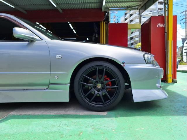 新品 ホイール交換 日産 R34 スカイライン WORK EMOTION CR極 18×8.5J NANKANG NS-2R 225/40R18 235/40R18 沖縄県 沖縄市 北中城村 うるま市 中城村 宜野湾市