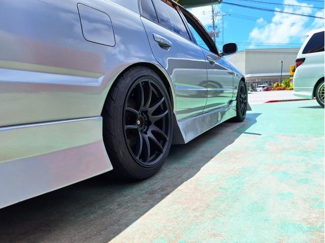 新品 ホイール交換 日産 R34 スカイライン WORK EMOTION CR極 18×8.5J NANKANG NS-2R 225/40R18 235/40R18 沖縄県 沖縄市 北中城村 うるま市 中城村 宜野湾市