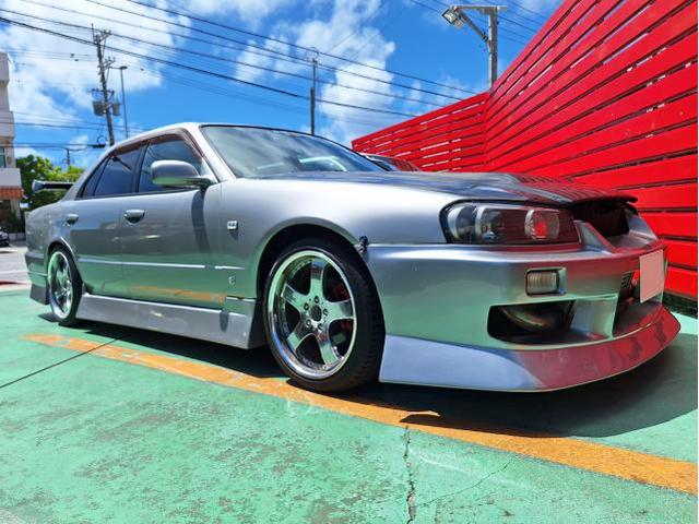 新品 ホイール交換 日産 R34 スカイライン WORK EMOTION CR極 18×8.5J NANKANG NS-2R 225/40R18 235/40R18 沖縄県 沖縄市 北中城村 うるま市 中城村 宜野湾市