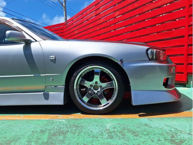 新品 ホイール交換 日産 R34 スカイライン WORK EMOTION CR極 18×8.5J NANKANG NS-2R 225/40R18 235/40R18 沖縄県 沖縄市 北中城村 うるま市 中城村 宜野湾市