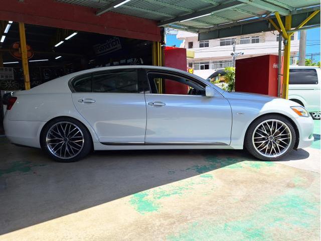 新品　ホイール交換　レクサス GS350　Chronus CH-113 19×8J　RADAR 225/40R19　沖縄県　沖縄市　北中城村　うるま市　中城村　宜野湾市