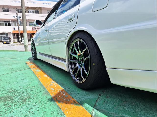 新品　ホイール交換　トヨタ チェイサー　WORK EMOTION CR極 17×9J　NANKANG NS-2R 215/45R17　沖縄県　沖縄市　北中城村　うるま市　中城村　宜野湾市