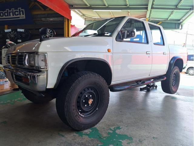 新品 ホイール交換 日産 ダットサンピックアップ 当時物ENKEI 15×7J YOKOHAMA GEOLANDAR X-AT 31×10.50R15 265/65R17 沖縄県 沖縄市 北中城村 うるま市 中城村 宜野湾市