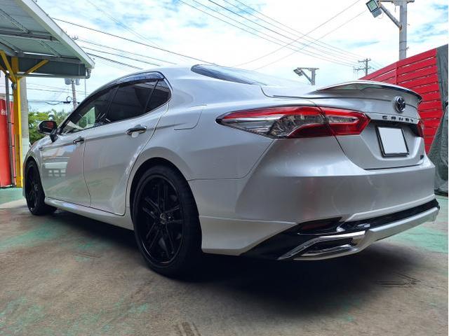 中古 ホイール交換 トヨタ カムリ Kranze Scintill 20×8.5J MINERVA 245/35R20 沖縄県 沖縄市 北中城村 うるま市 中城村 宜野湾市