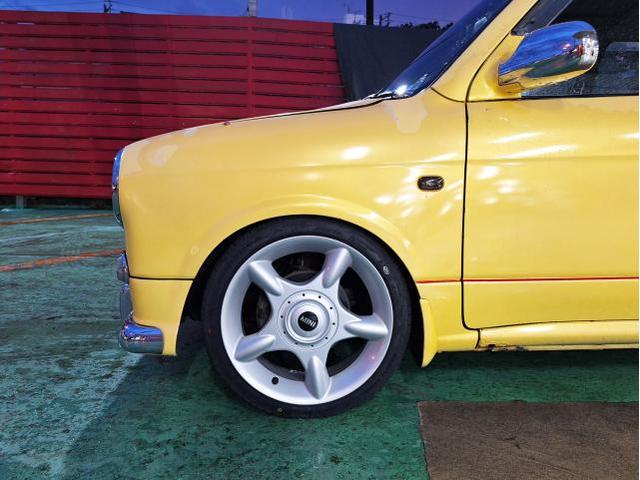中古 ホイール交換 ダイハツ ミラジーノ BMW MINI R50 純正アルミホイール 16×6.5J MINERVA 165/45R16 沖縄県 沖縄市 北中城村 うるま市 中城村 宜野湾市