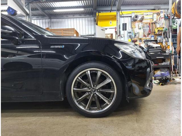 中古 ホイール交換 トヨタ クラウン Kranze Maricive 19×8J CONTINENTAL 225/45R19 沖縄県 沖縄市 北中城村 うるま市 中城村 宜野湾市