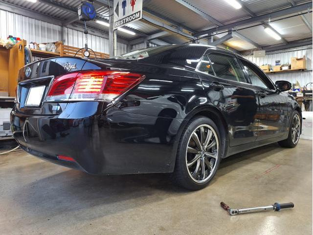 中古 ホイール交換 トヨタ クラウン Kranze Maricive 19×8J CONTINENTAL 225/45R19 沖縄県 沖縄市 北中城村 うるま市 中城村 宜野湾市