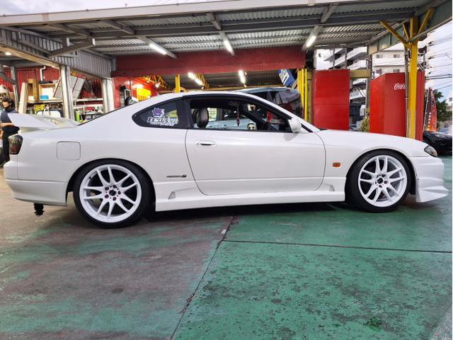 新品 ホイール交換 日産 S15 シルビア WORK EMOTION 極 18×8.5J/9.5J SHIBATIRE 225/40R18 沖縄県 沖縄市 北中城村 うるま市 中城村 宜野湾市
