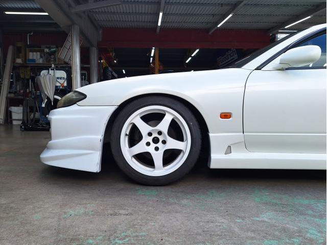 新品 ホイール交換 日産 S15 シルビア WORK EMOTION 極 18×8.5J/9.5J SHIBATIRE 225/40R18 沖縄県 沖縄市 北中城村 うるま市 中城村 宜野湾市