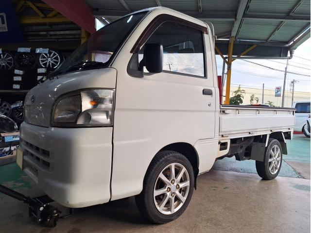 中古 ホイール交換 ダイハツ ハイゼットトラック PASSAGE Duo 14×4.5J YOKOHAMA 155R65R14 沖縄県 沖縄市 北中城村 うるま市 中城村 宜野湾市