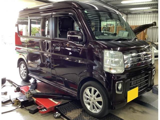新品 ホイール交換 スズキ エブリイワゴン MUD AGENT 14×4.5J DUNLOP 155/65R14 沖縄県 沖縄市 北中城村 うるま市 中城村 宜野湾市