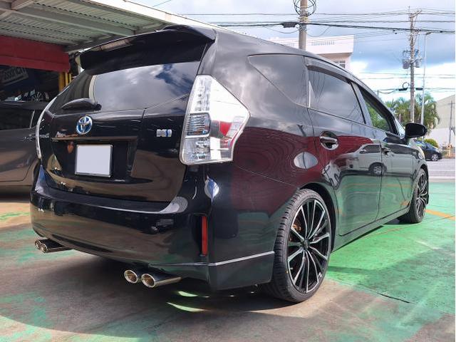 新品 ホイール交換 トヨタ プリウスα Chronus CH-110 19×8J MINERVA 225/35R19 沖縄県 沖縄市 北中城村 うるま市 中城村 宜野湾市