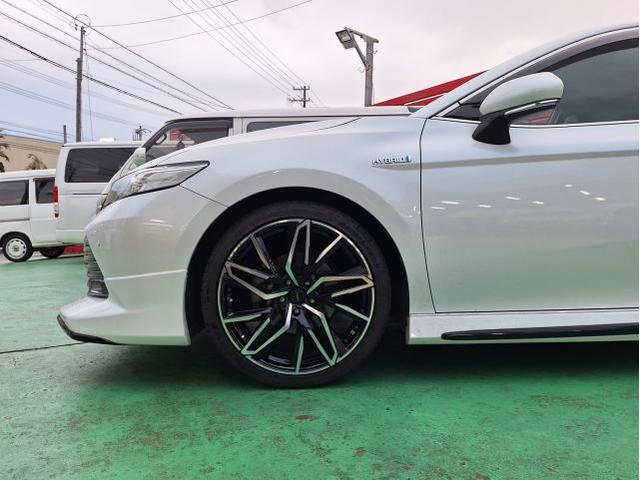 新品 ホイール交換 トヨタ カムリ Chronus CH-112 20×8J MINERVA 245/35R20 沖縄県 沖縄市 北中城村 うるま市 中城村 宜野湾市