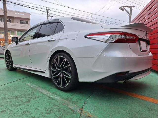 新品 ホイール交換 トヨタ カムリ Chronus CH-112 20×8J MINERVA 245/35R20 沖縄県 沖縄市 北中城村 うるま市 中城村 宜野湾市