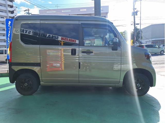 新品 ホイール交換 ホンダ N-VAN MUD AGENT 12×4J TOYO OPEN COUNTRY R/T 145/80R12 沖縄県 沖縄市 北中城村 うるま市 中城村 宜野湾市