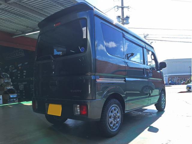 新品 ホイール交換 スズキ エブリイ PPX MIL:8 リミテッドエディション 14×4.5J TOYO OPEN COUNTRY R/T 155/65R14 沖縄県 沖縄市 北中城村 うるま市 中城村 宜野湾市