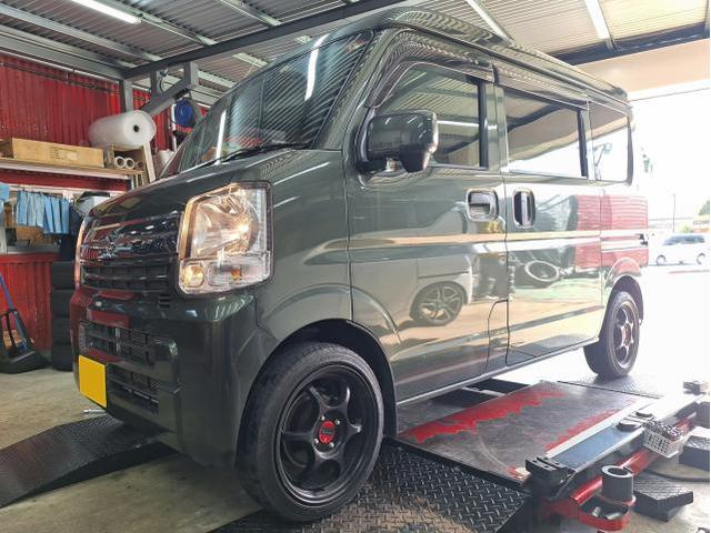 新品 ホイール交換 スズキ エブリイ PPX MIL:8 リミテッドエディション 14×4.5J TOYO OPEN COUNTRY R/T 155/65R14 沖縄県 沖縄市 北中城村 うるま市 中城村 宜野湾市