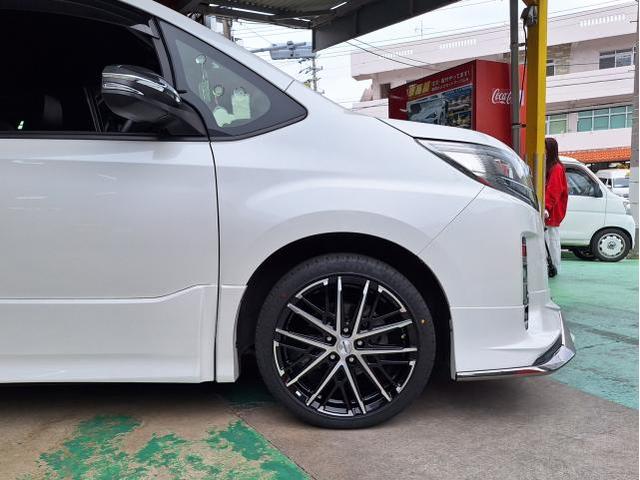 新品 ホイール交換 トヨタ ノア SMACK GRAIVE 18×7.5J RADAR 225/40R18 沖縄県 沖縄市 北中城村 うるま市 中城村 宜野湾市