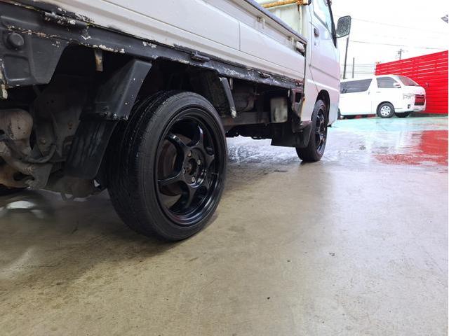 中古 ホイール交換 スバル サンバートラック Black Racing PRO N1 15×5.5J GOODYEAR 165/50R15 沖縄県 沖縄市 北中城村 うるま市 中城村 宜野湾市