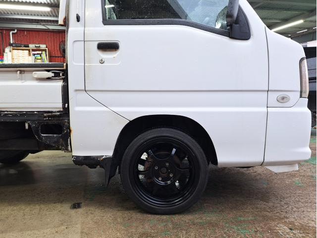 中古 ホイール交換 スバル サンバートラック Black Racing PRO N1 15×5.5J GOODYEAR 165/50R15 沖縄県 沖縄市 北中城村 うるま市 中城村 宜野湾市