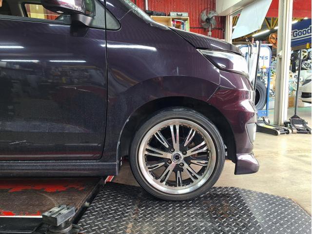 新品　ホイール交換　スズキ ワゴンR スティングレー　Chronus CH-110 14×4.5J　DUNLOP 155/65R14　沖縄県　沖縄市　北中城村　うるま市　中城村　宜野湾市
