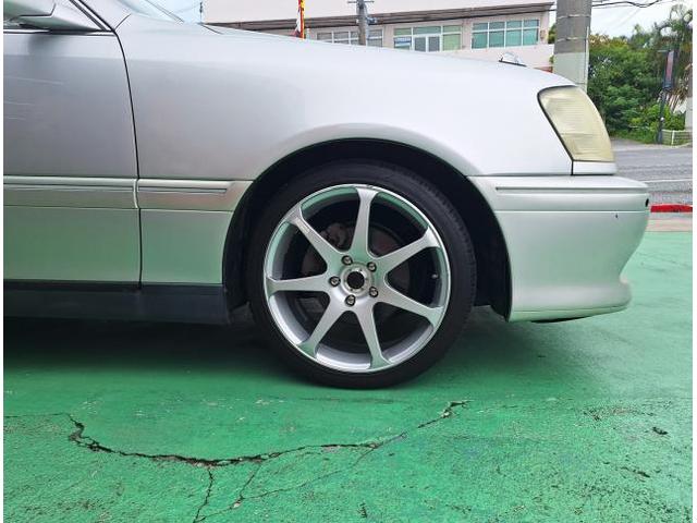 中古　ホイール交換　トヨタ クラウン　YOKOHAMA AVS MODEL7 18×7.5J　ZEETEX 215/40R18　沖縄県　沖縄市　北中城村　うるま市　中城村　宜野湾市