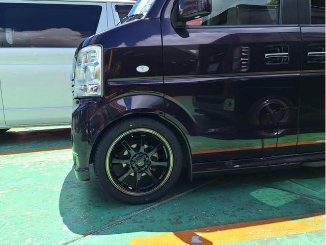 新品　ホイール交換　スズキ エブリイ　G.SPEED P-08 15×4.5J　MINERVA 165/55R15　沖縄県　沖縄市　北中城村　うるま市　中城村　宜野湾市